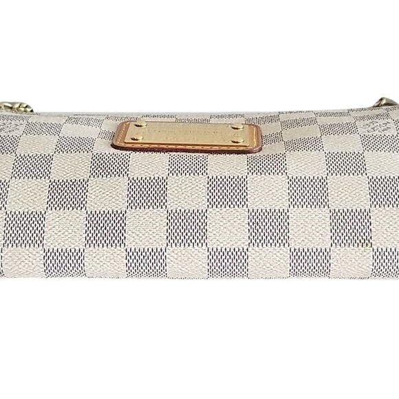 Authentic Louis Vuitton Eva Damier Azur Wristlet Handbag - Picture 6 of 14